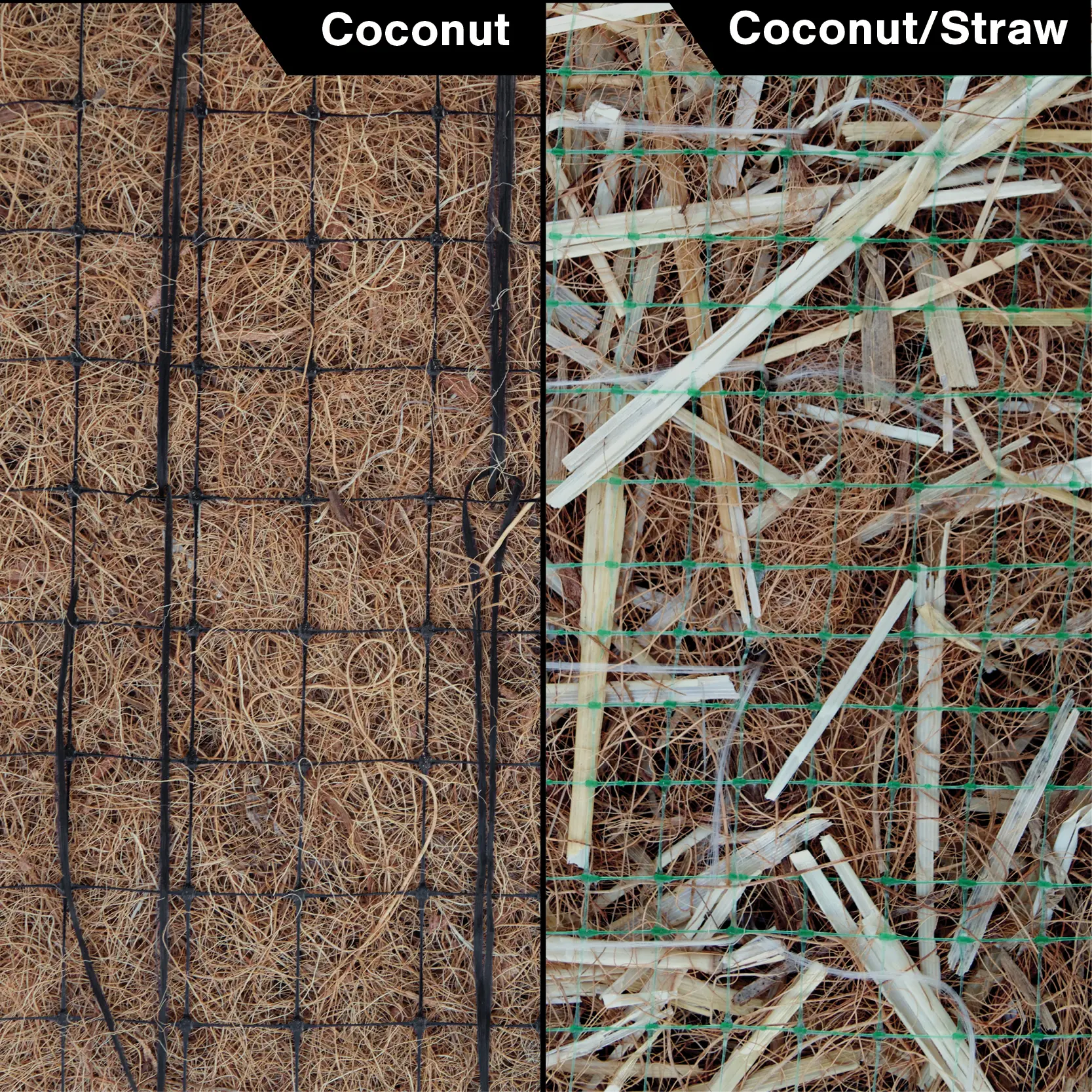 Coconut Blankets and Coconut/Straw Blanket Texture