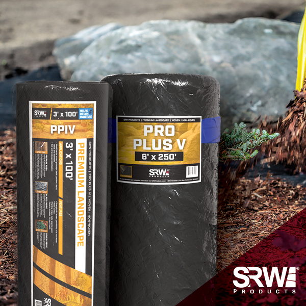 Pro Plus fabrics in front of mulch bed