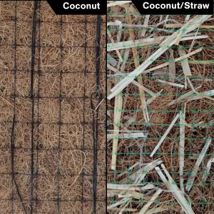 Coconut Blankets and Coconut/Straw Blanket Texture